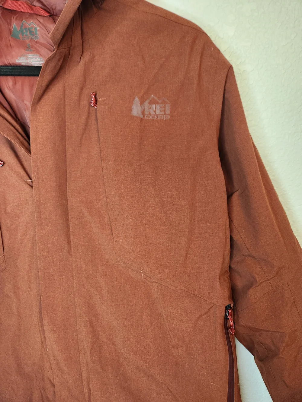 REI Co Op Men’s Norquest GTX Gore Tex Insulated Parka Jacket Coat Paprika S